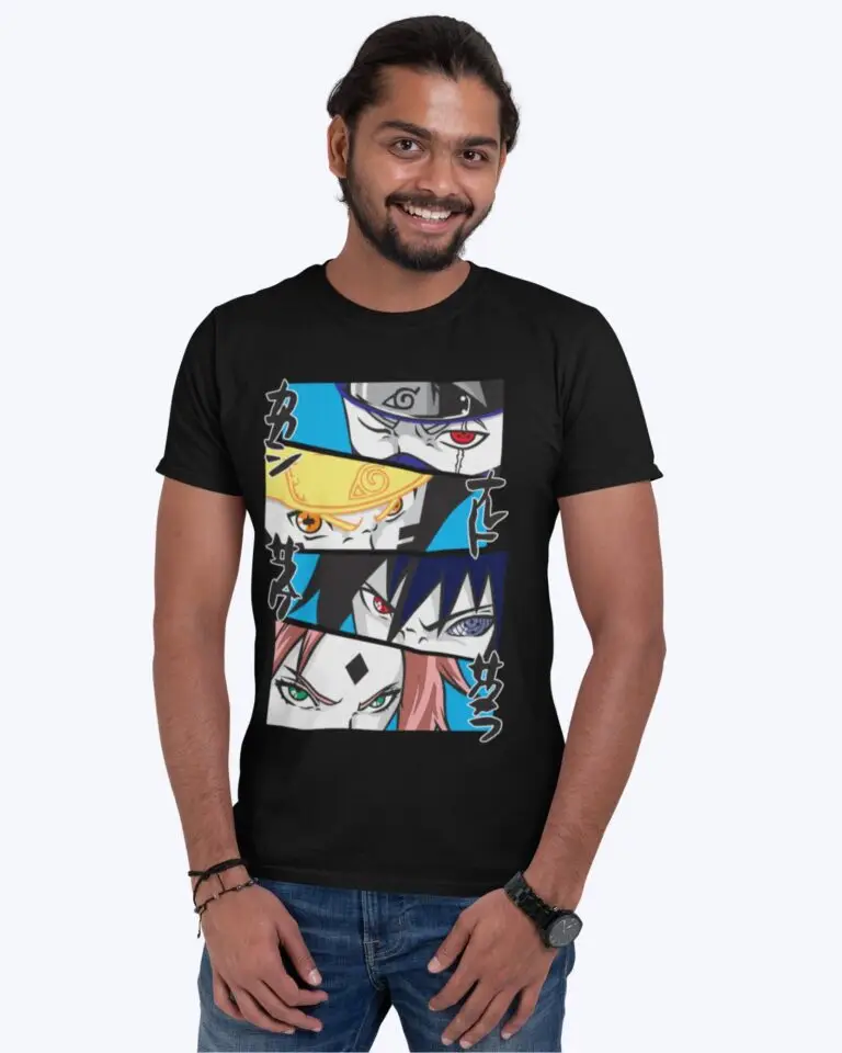 Naruto Graphic Black Men Tee