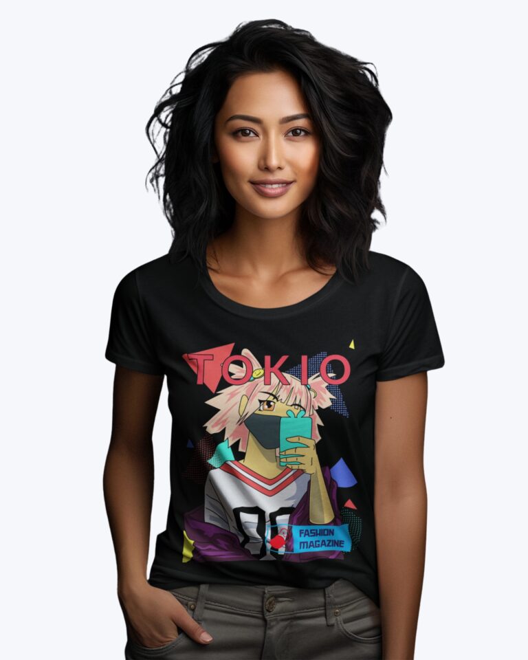 Tokyo Fashion Anime Black Tee