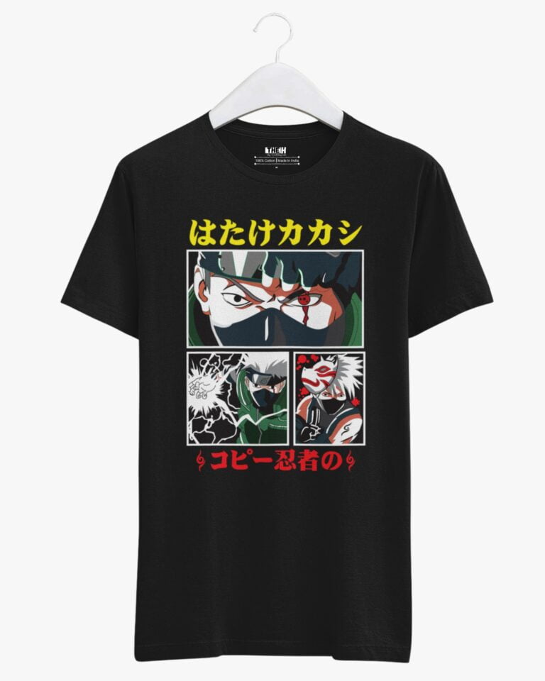 Naruto Graphic Black Men T shirt