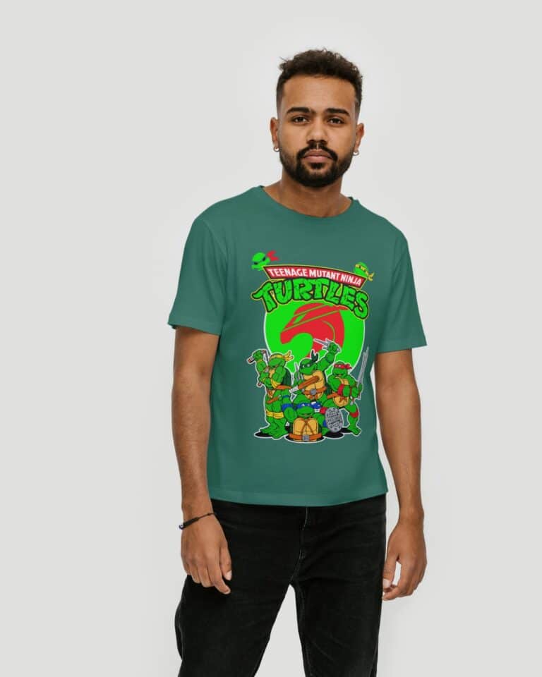 Teenage Turtles Graphic Green T-shirt